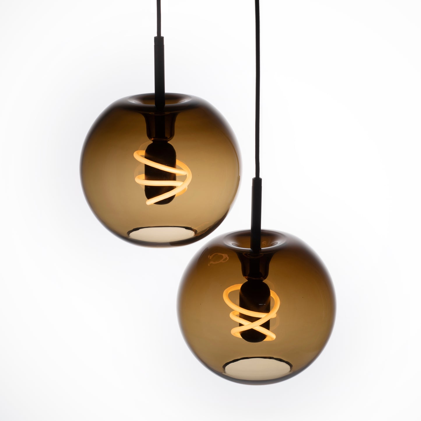 TORU glass lampshade / Sepia